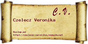 Czelecz Veronika névjegykártya